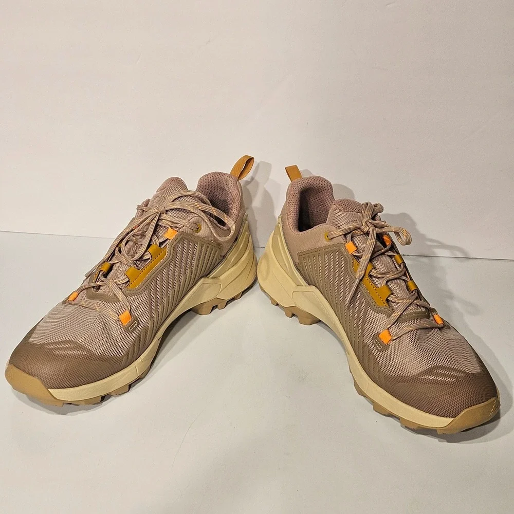Adidas Terrex Swift R3 Hiking Shoes Mens 13 Beige Orange GZ0359 Low Top Sneaker